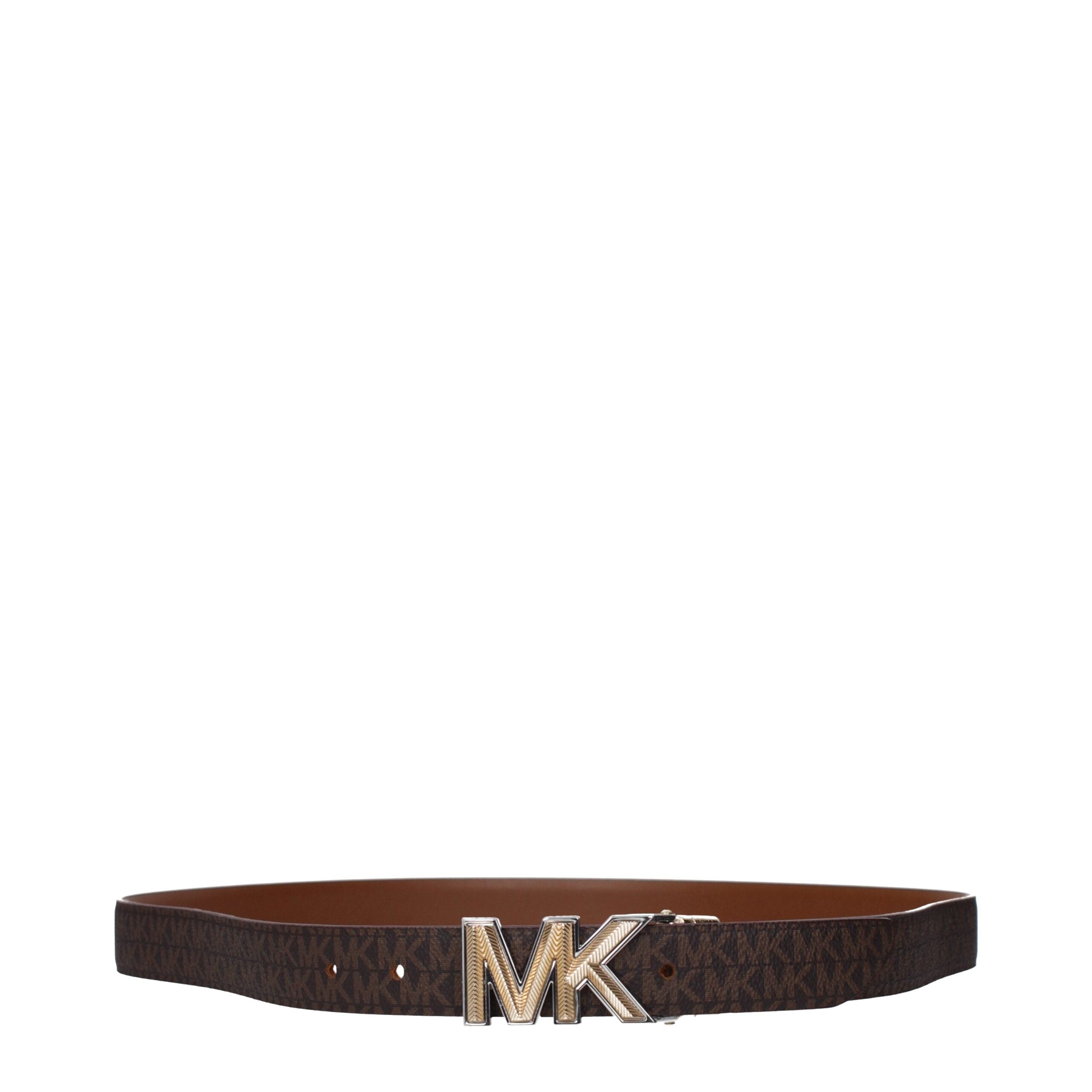 Michael Kors Brown Fabric Belts